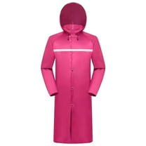 Awenio Rain Jacket Men Long Hooded Safety Rain Jacket Waterproof Emergency Raincoat Poncho