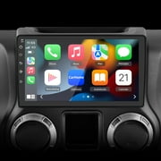 Awesafe Car Radio Stereo for Jeep Wrangler 2006-2017 Compass Carplay Andriod 12 GPS Navigation Touch Screen Built with Android AUTO Bluetooth 1G RAM 32G ROM