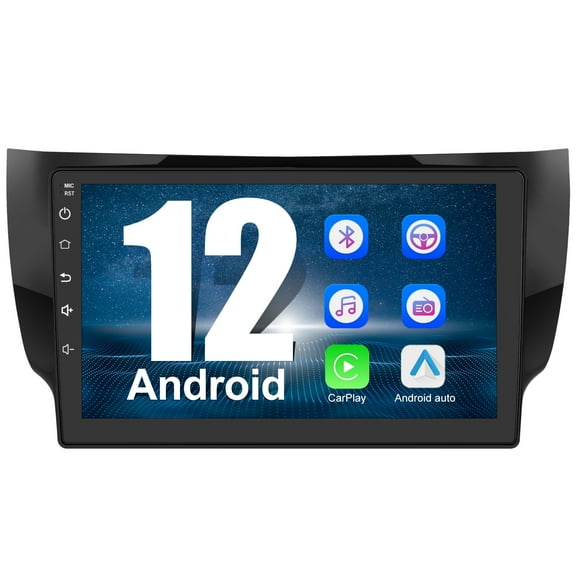 Awesafe Car Radio Stereo for Nissan Sentra 2013 2014 2015 2016 2017,Andriod 12 1GB+32GB with Apple Carplay Android Auto Bluetooth GPS Navigation Wifi