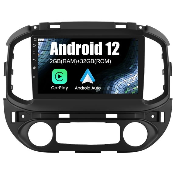 Awesafe Carplay 32GB Car Radio Stereo Compatible for Chevrolet Chevy Colorado GMC Canyon 2015-2019, 9 Inch Touch Screen with GPS/FM/WiFi/USB, Support SWC, Wireless Carplay/Wired Android Auto