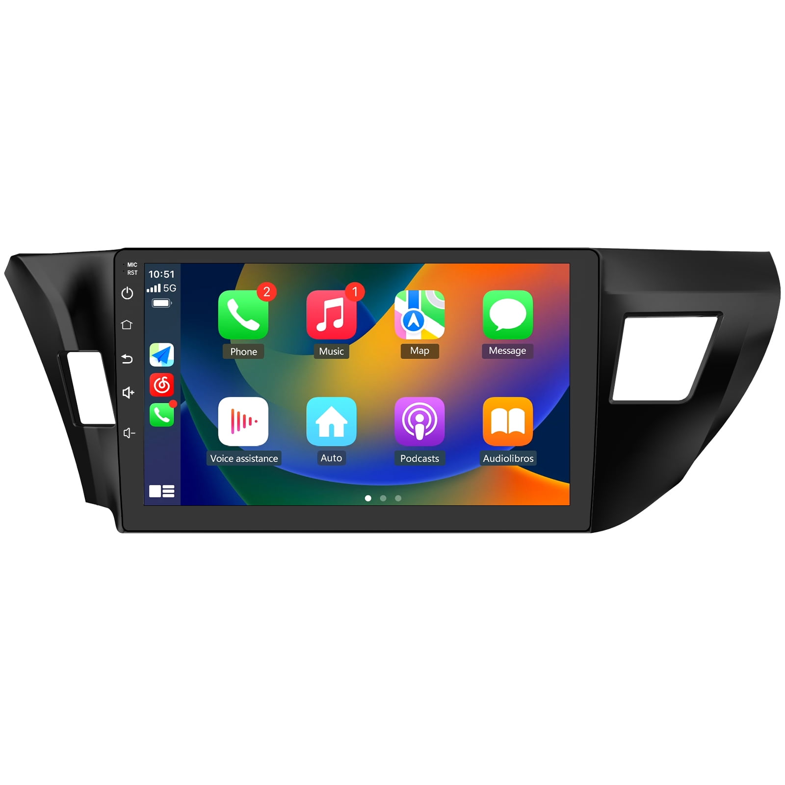 Awesafe Wireless Carplay Car Stereo for Toyota Corolla 2013 2014 2015 2016 with Android Auto,10.