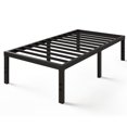 thumbnail image 1 of Awesofurni 18" Twin Bed Frame, Heavy Duty Platform Bed Frame with Storage Space, Noise Free Steel Slat Support, No Box Spring Needed, Easy Assembly, 1 of 8