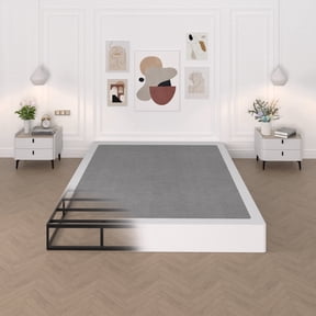 Awesofurni 7 inch Full Size Box Spring,Heavy Duty Metal Mattress Foundation with Fabric Cover, Easy Assembly, Noise-Free