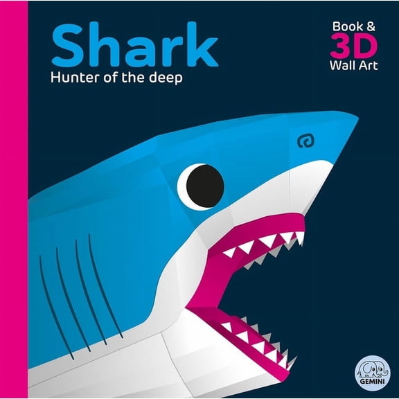 Awesome 3D Wall Art Shark - Hunter of the Deep, (Paperback)