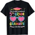 thumbnail image 1 of Awesome 5th Grade Graduate Looks Like Class Graduation T-Shirt, 1 of 4
