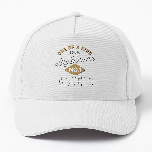 Awesome Abuelo Baseball Hat, Grandfather Family Gift and Appreciation Design, Classic Cap