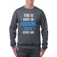 thumbnail image 1 of Awesome Actor Looks Like  Sweatshirt Men -Smartprints Designs, Male 4X-Large, 1 of 4