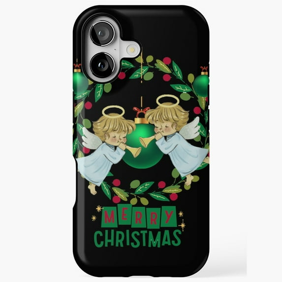 Awesome Angel Bright Holiday Illustration Art with iPhone 17 16 15 14 ...