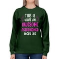 thumbnail image 1 of Awesome Astronomer Looks Like Sweatshirt Women -Smartprints Designs, Female Medium, 1 of 4