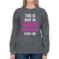thumbnail image 1 of Awesome Astronomer Looks Like Sweatshirt Women -Smartprints Designs, Female Medium, 1 of 4
