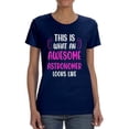 thumbnail image 1 of Awesome Astronomer Looks Like T-Shirt Women -Smartprints Designs, Female x-Large, 1 of 4