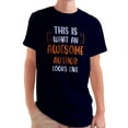 thumbnail image 1 of Awesome Author Looks Like T-Shirt Men -Smartprints Designs, Male Medium, 1 of 4