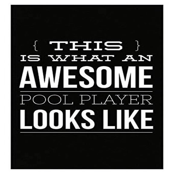 Billiards Poster - Wall Decor for Game Lovers Gift