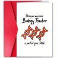 thumbnail image 1 of Awesome Biology Teacher Card – "Being an Awesome Biology Teacher is Part of Your DNA" – Envelope Included, Blank Inside – Perfect Gift for Science Educators on Teacher Appreciation Day, 1 of 2
