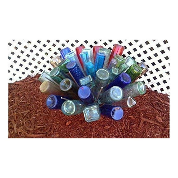 "Awesome Blossom" Southern Bottle tree - Holds 49 Bottles -Garden Yard Wine Stake ~ Celebrate the beauty of colored glass in your garden or yard for some southern charm~ FREE SHIP ~ (lower )