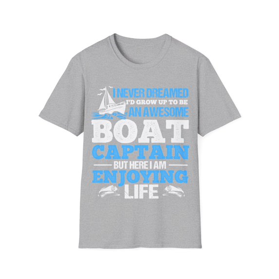 Awesome Boat Captain Boating Owner Sailor Boater Sailing TShirt