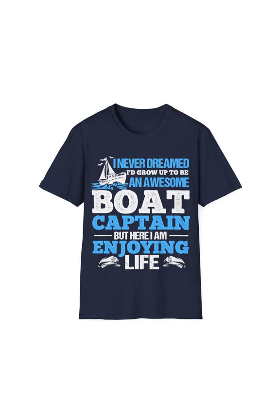 Awesome Boat Captain Boating Owner Sailor Boater Sailing TShirt