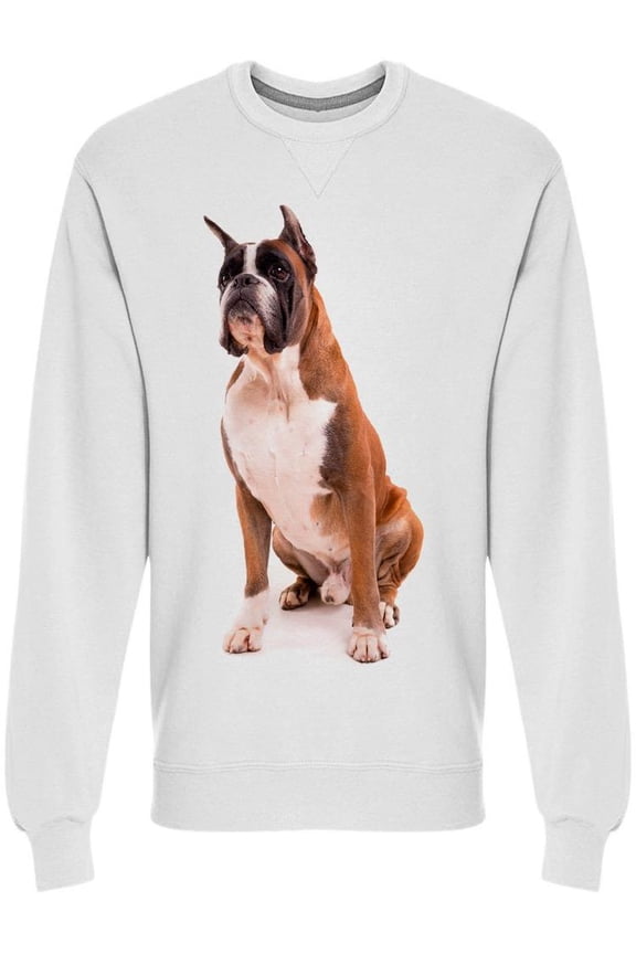 Awesome Boxer. Portrait Sweatshirt Men -Image by Shutterstock, Male Small
