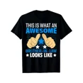 thumbnail image 1 of Awesome Brother-In-Law Thumbs Up Graphic Gift for Men Novelty Short Sleeve T-Shirt, 1 of 6