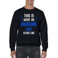 thumbnail image 1 of Awesome Chef Looks Like Sweatshirt Men -Smartprints Designs, Male 5X-Large, 1 of 4