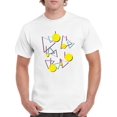thumbnail image 1 of Awesome Combination Of 90's Geometric Figures  Men White T-Shirt, Male Large, 1 of 2
