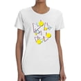 thumbnail image 1 of Awesome Combination Of 90's Geometric Figures Women White T-Shirt, Female XX-Large, 1 of 2