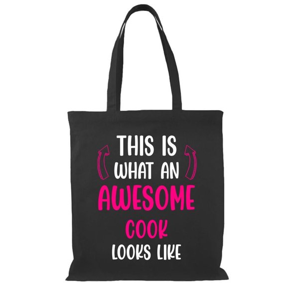 Awesome Cook Looks Like Tote Bag - Smartprints Designs, One Size Cotton Canvas Tote Bag