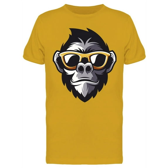 Awesome Cool Monkey T-Shirt Men -Image by Shutterstock, Male Medium