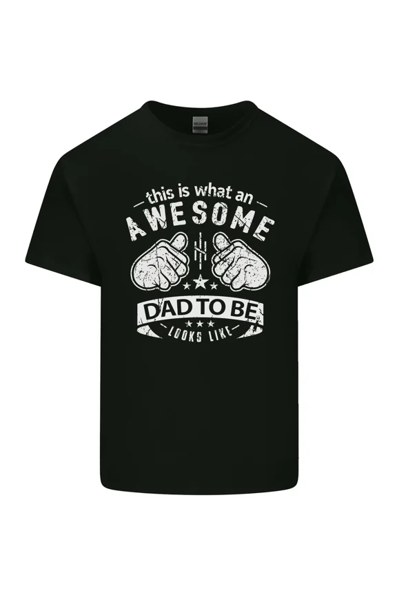 Awesome Dad To Be New Father Daddy Humor Parenthood Unisex T-Shirt, up to size 5XL