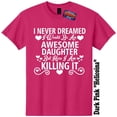 thumbnail image 1 of Awesome Daughter T-Shirt Baby Shower Gender Reveal Funny Unisex Womans The Twisted Donut, 1 of 5