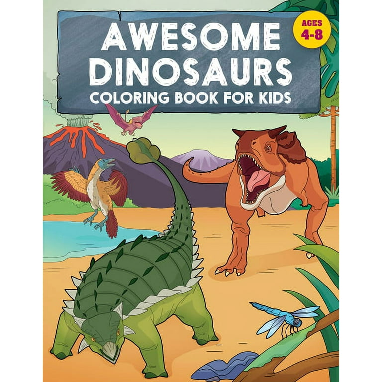 Color by Numbers For Kids Ages 4-8: Dinosaur, Sea Life, Animals, Butterfly, and Much More! [Book]