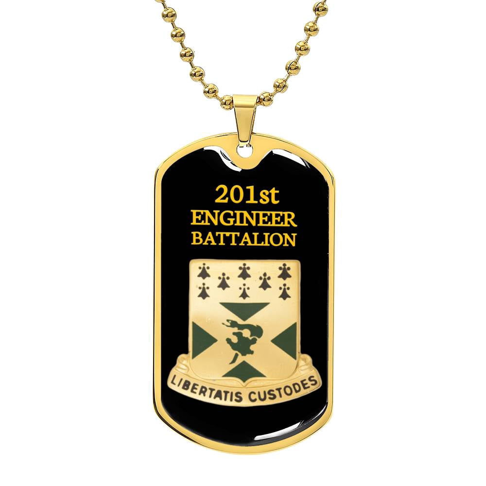 Awesome Dog Tag For 201st Engineer Battalion - Graphic Military Dog Tag ...