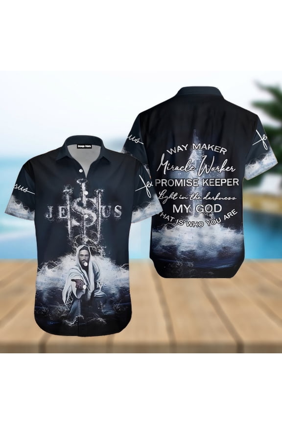 Awesome Easter Jesus Way Maker Hawaiian Shirt