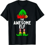 Awesome Elf Matching Family Christmas T-Shirt