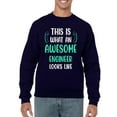 thumbnail image 1 of Awesome Engineer Looks Like Sweatshirt Men -Smartprints Designs, Male XX-Large, 1 of 4