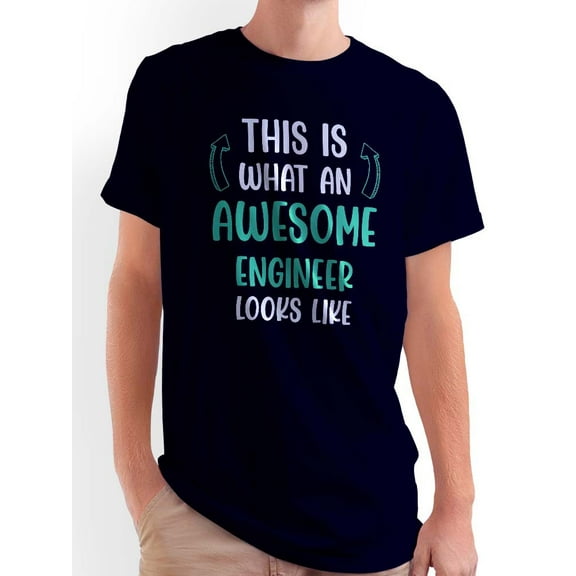 Awesome Engineer Looks Like T-Shirt Men -Smartprints Designs, Male Small