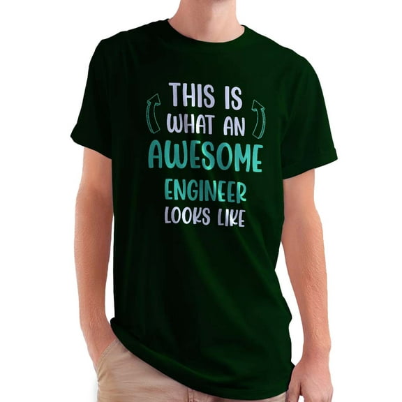 Awesome Engineer Looks Like T-Shirt Men -Smartprints Designs, Male XX-Large
