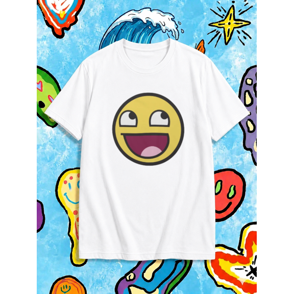 Awesome Face Meme T-Shirt - Funny Internet Emoji, for men & women, S-5XL