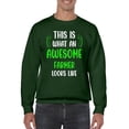 thumbnail image 1 of Awesome Farmer Looks Like Sweatshirt Men -Smartprints Designs, Male 3X-Large, 1 of 4