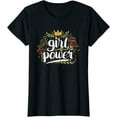 thumbnail image 1 of Awesome Feminist Ladies Girls Power Women Empowerment Floral T-Shirt, 1 of 3