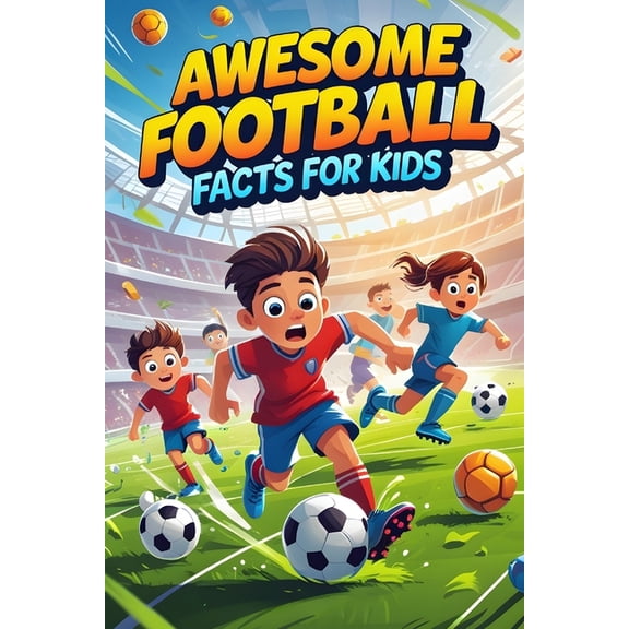 Awesome Football Facts for Kids: 500+ Fun and Fascinating Soccer Facts, Trivia, and Records for Kids Ages 8-12, (Paperback)