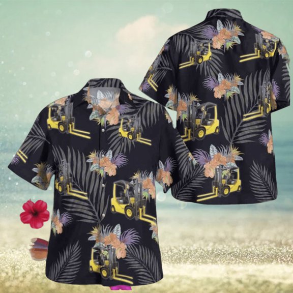 Awesome Forklift Operator AOP Hawaii Shirt