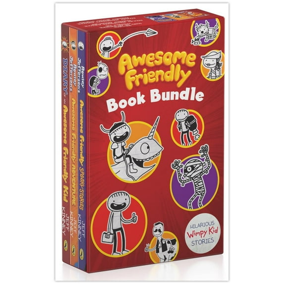 Jeff Kinney’s Awesome Friendly Book Bundle – 2022 Box Set (Paperback)
