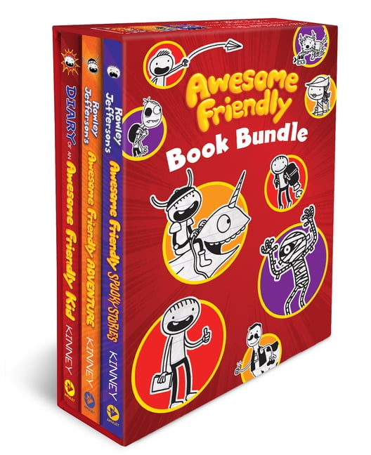 Awesome Friendly Kid Awesome Friendly 3-Book Hardcover Gift Set: Diary of an Awesome Friendly Kid, Rowley Jefferson's Awesome Friendly A, (Hardcover)
