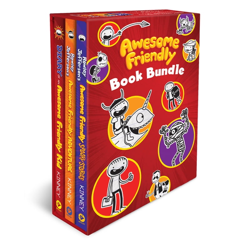 Jeff Kinney 3pk Hardcover Gift Set: Diary & Rowley Jefferson