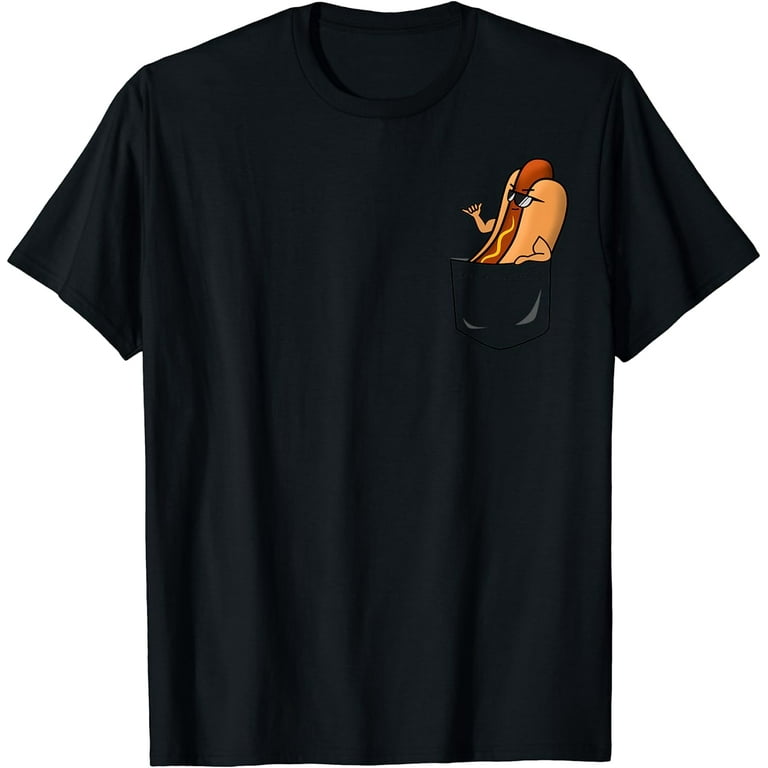 Awesome Funny Shaka Hang Loose Hotdog In A Pocket T-Shirt Awesome Funny Shaka Hang Loose Hotdog In A Pocket T-Shirt
