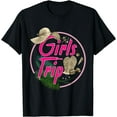 thumbnail image 1 of Awesome Girls Trip Women Besties Girl Ladies Cruise Lovers T-Shirt Black 3X-Large, 1 of 4