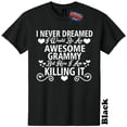 thumbnail image 1 of Awesome Grammy T-Shirt Mothers Day Baby Shower Gender Reveal Funny Grandma Unisex Womans The Twisted Donut, 1 of 5