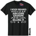 thumbnail image 1 of Awesome Grandpa T-Shirt Fathers Day Baby Shower Gender Reveal Funny Mens The Twisted Donut, 1 of 5