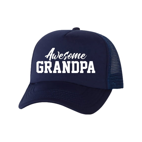 Awesome Grandpa Truckers Mesh snapback hat